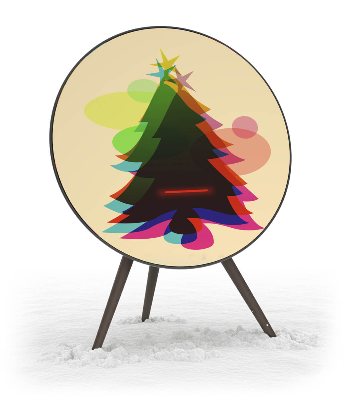 Skiniplay cover Chromatic Pine for Bang & Olufsen Beosound A9 sound speaker.