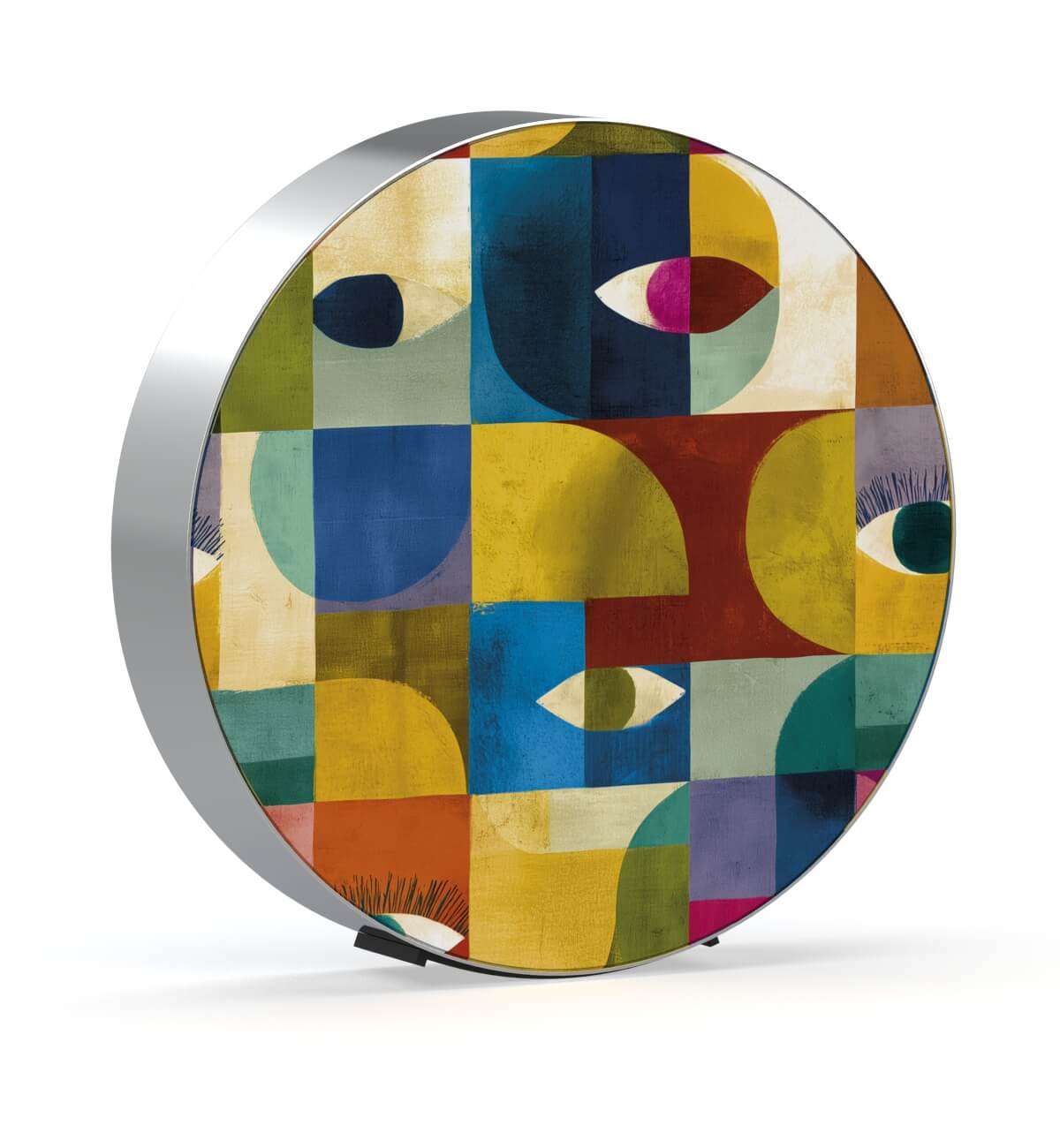 Skiniplay Cubist decorative front cover for Bang & Olufsen Beosound Edge sound speaker.