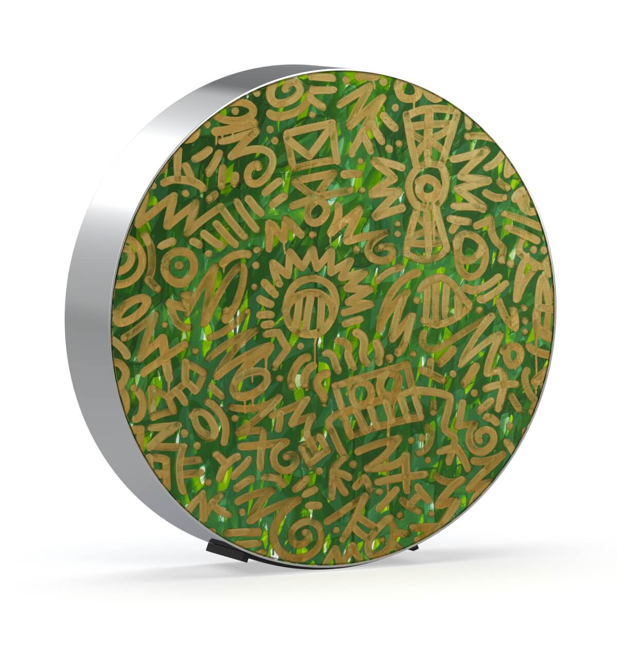 Skiniplay decorative cover Doredem Road by Woo for Bang & Olufsen Beosound Edge sound speaker.
