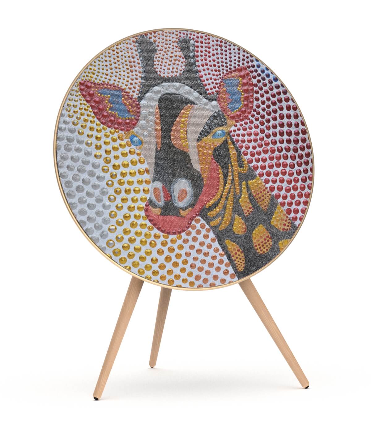 Skiniplay cover Gentle Giraffe for Bang & Olufsen Beoplay / Beosound A9 speaker