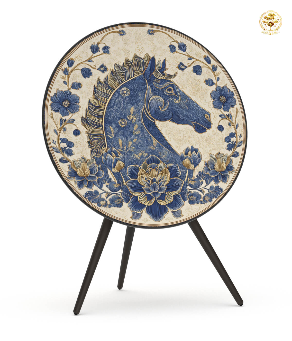 Skiniplay decorative front cover for Bang & Olufsen Beosound A9 and Beoplay A9 sound speaker.