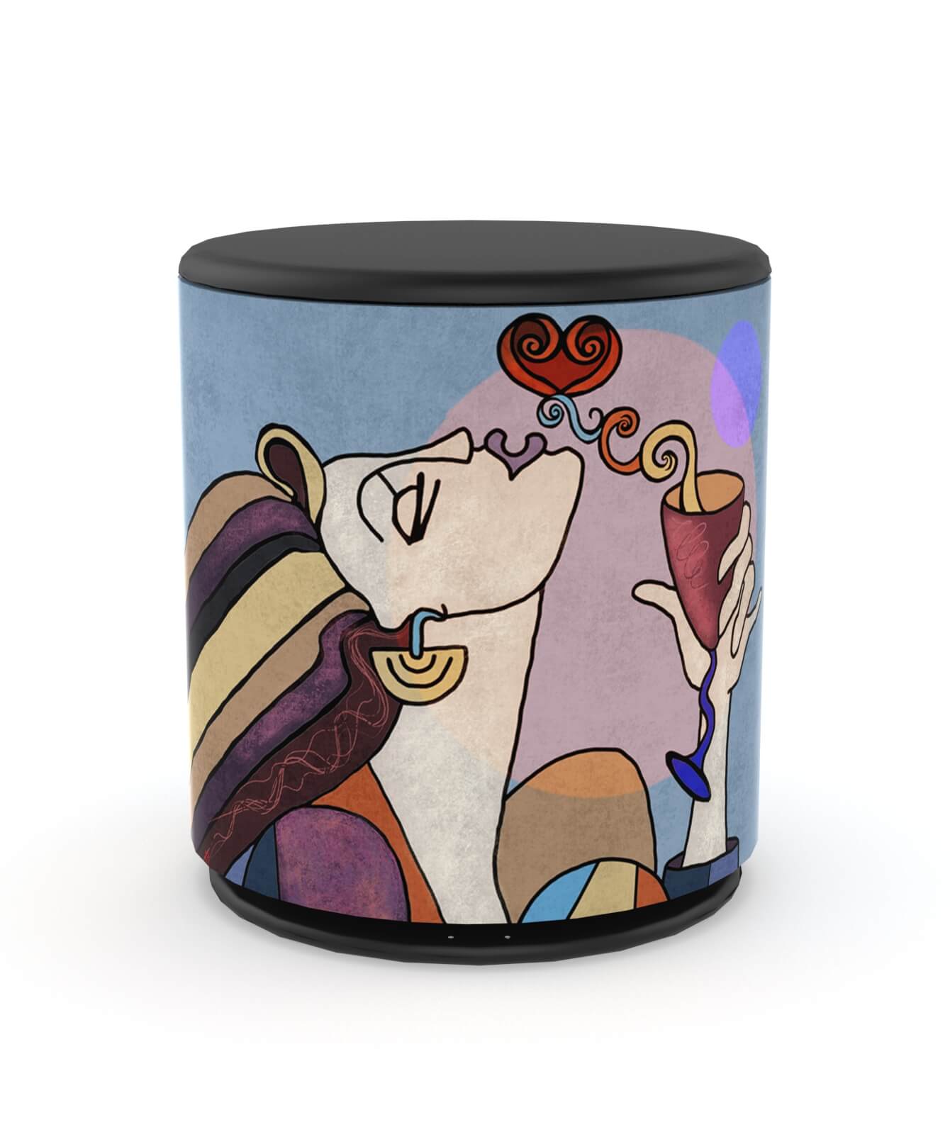 Skiniplay cover Que Sera Sera for Bang & Olufsen Beoplay M5 sound speaker.