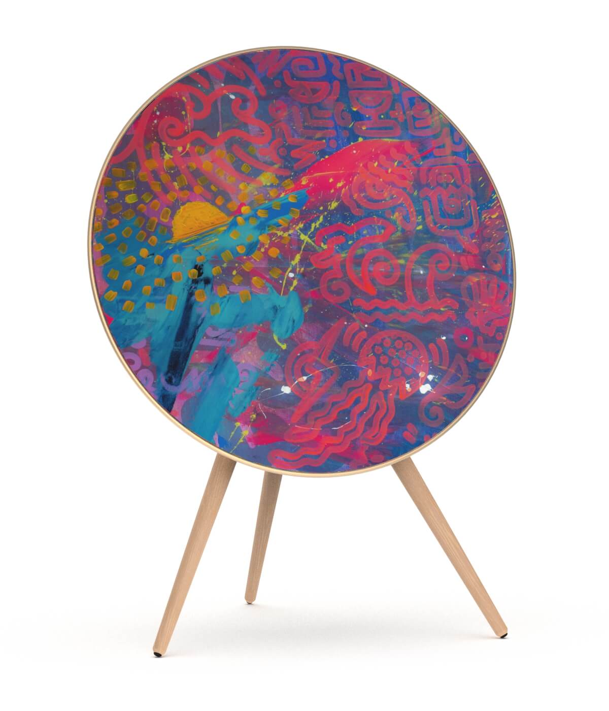 Skiniplay decorative cover artist Summer Memories for Bang & Olufsen Beoplay / Beosound A9 sound speaker