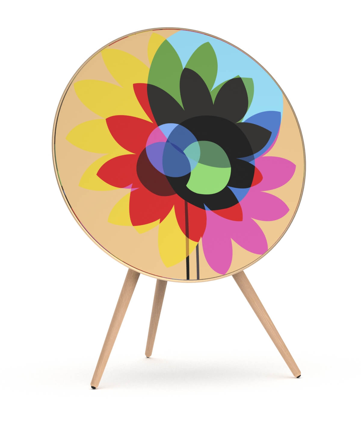 Skiniplay decorative cover Sunflower Paradise for Bang & Olufsen Beoplay / Beosound A9 sound speaker