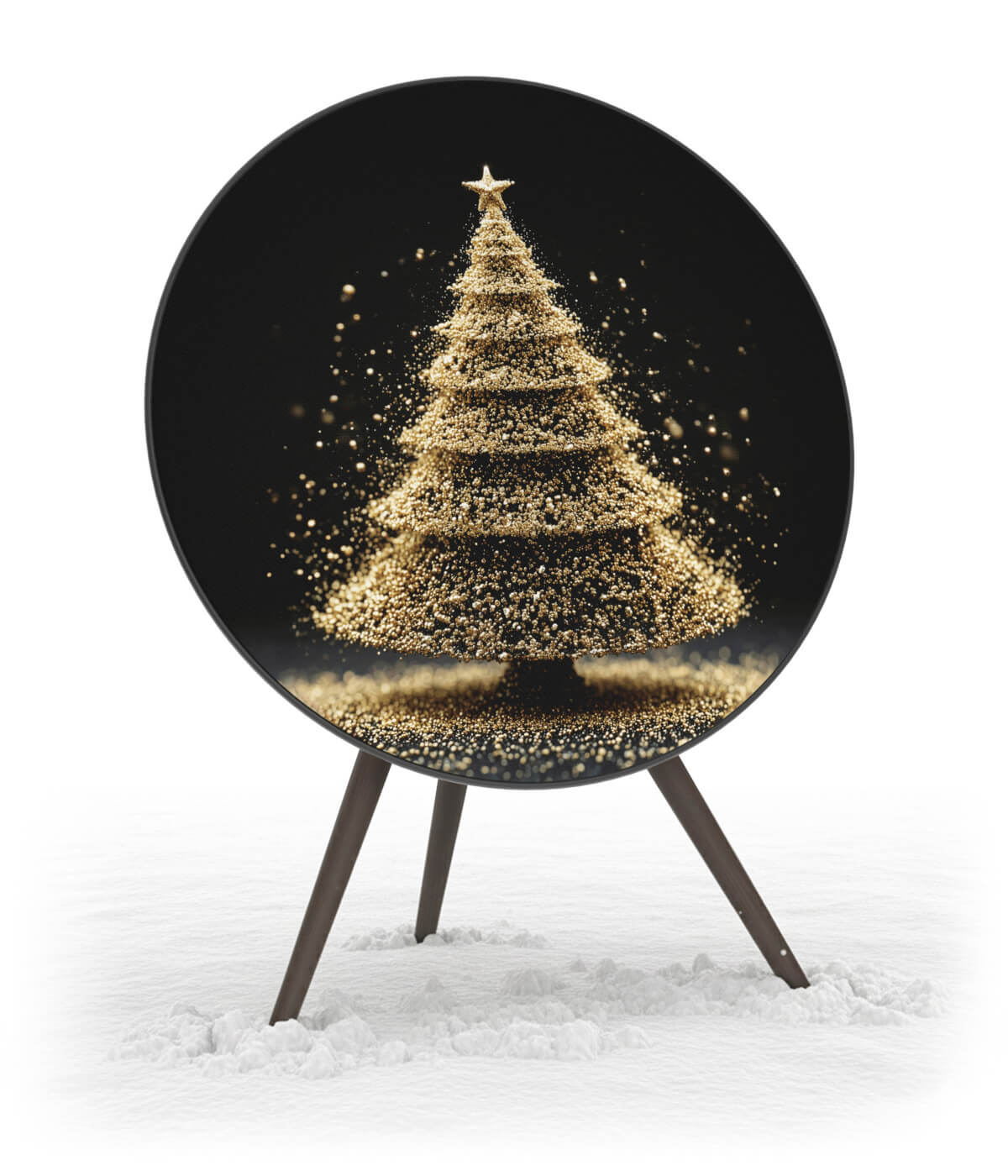 Skiniplay cover Xmas Eclat d'Or for Bang & Olufsen Beoplay / Beosound A9 sound speaker