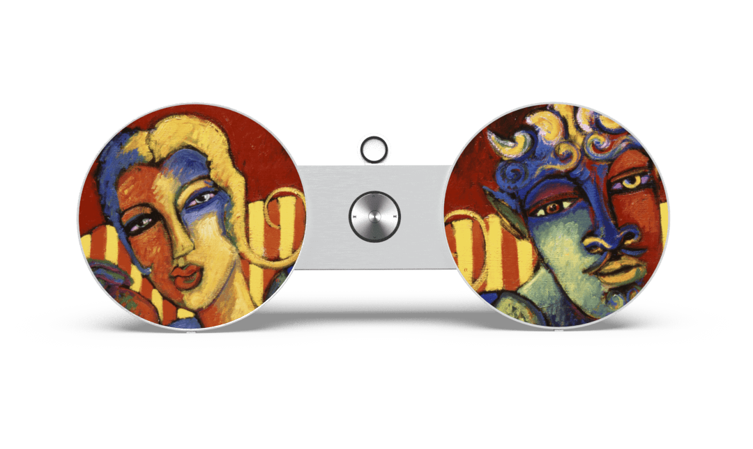 Skiniplay cover Elizabeth Romhild Attitude for Bang & Olufsen Beoplay A8 or Beosound 8 speaker