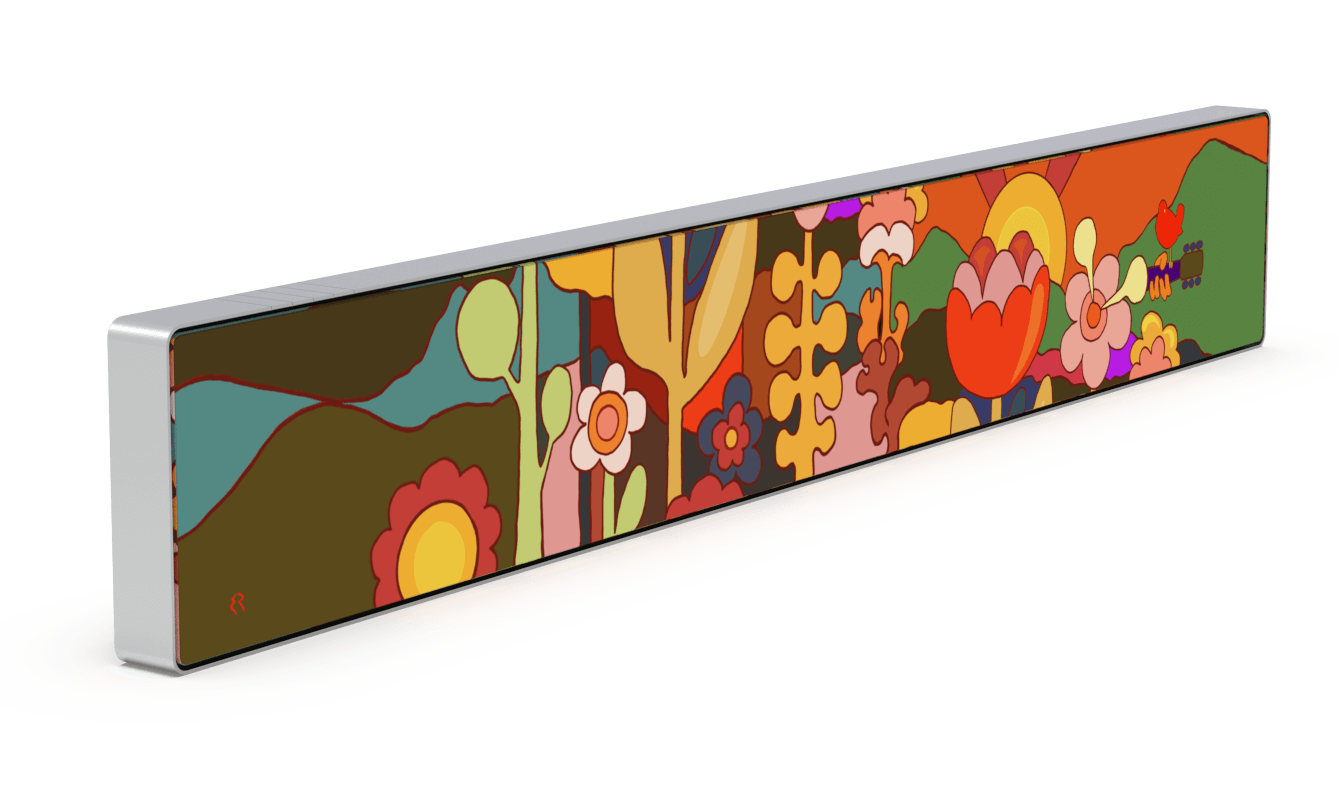 Skiniplay cover Flower Power for Bang & Olufsen Beosound Stage soundbar