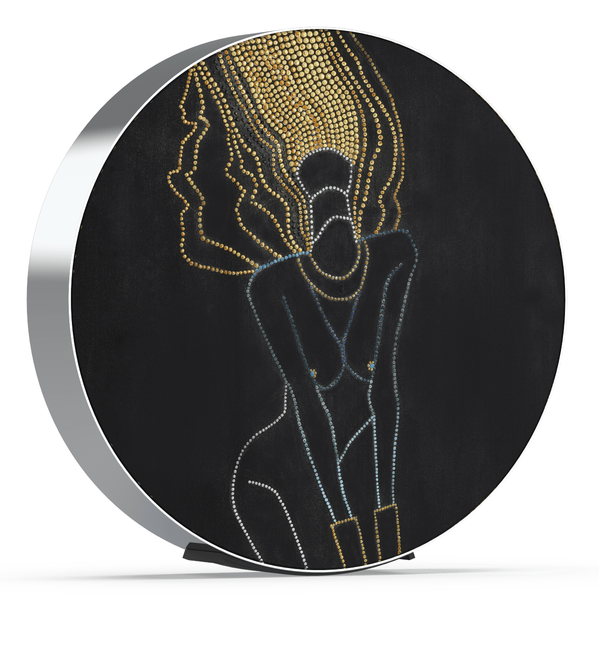 Skiniplay x Amy Diener Golden for Bang & Olufsen Beosound Edge speaker