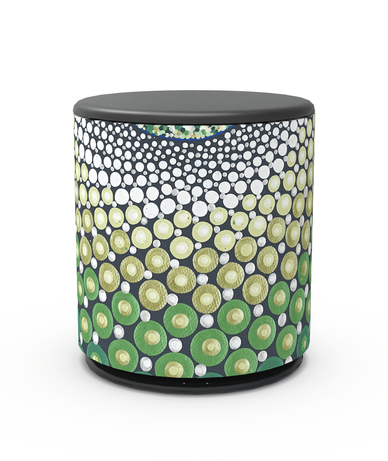 Skiniplay cover Amy Diener Green Circle for Bang & Olufsen Beoplay M5 speaker