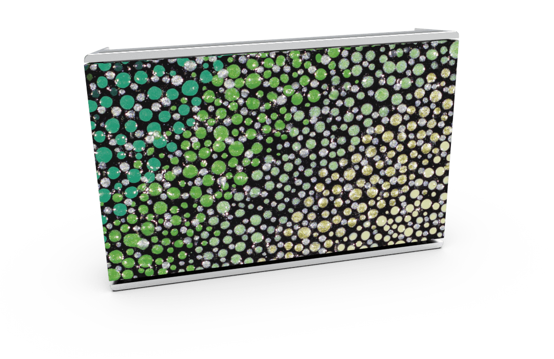 Skiniplay x Amy Diener Green Stars for Bang & Olufsen Beosound Level speaker