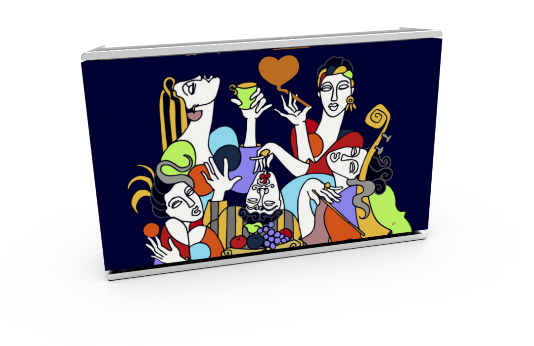 Skiniplay x Elizabeth Romhild La Boheme cover for Bang & Olufsen Beosound Level speaker