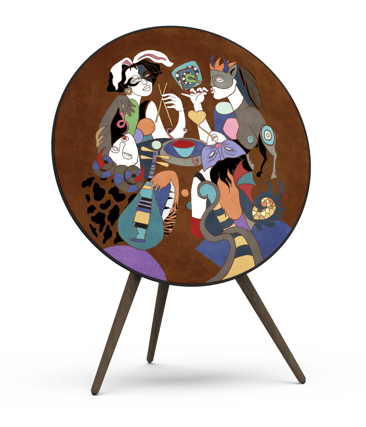 Skiniplay cover Elizabeth Romhild Lunar Masquerade for Bang & Olufsen Beoplay A9 speaker