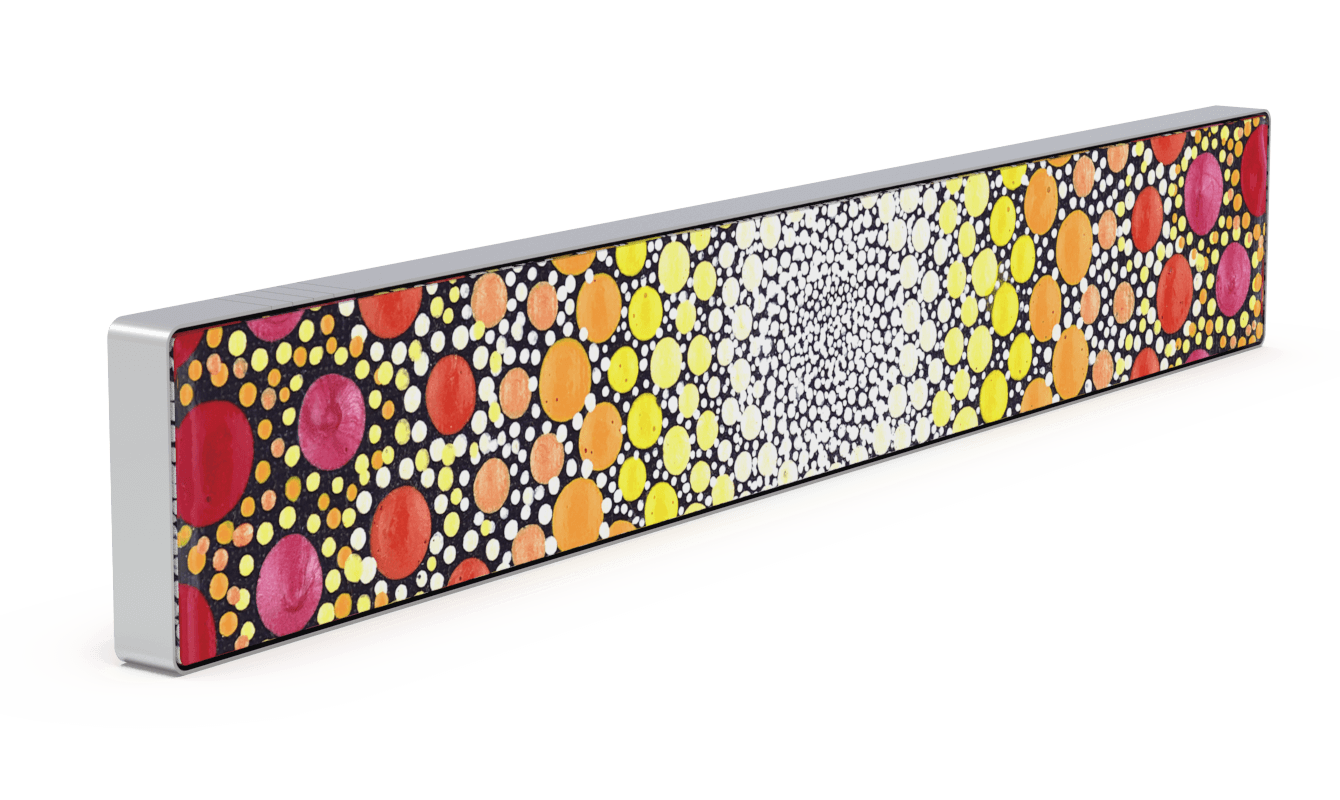 Skiniplay cover Amy Diener Sunflower Burst for Bang & Olufsen Beosound Stage speaker