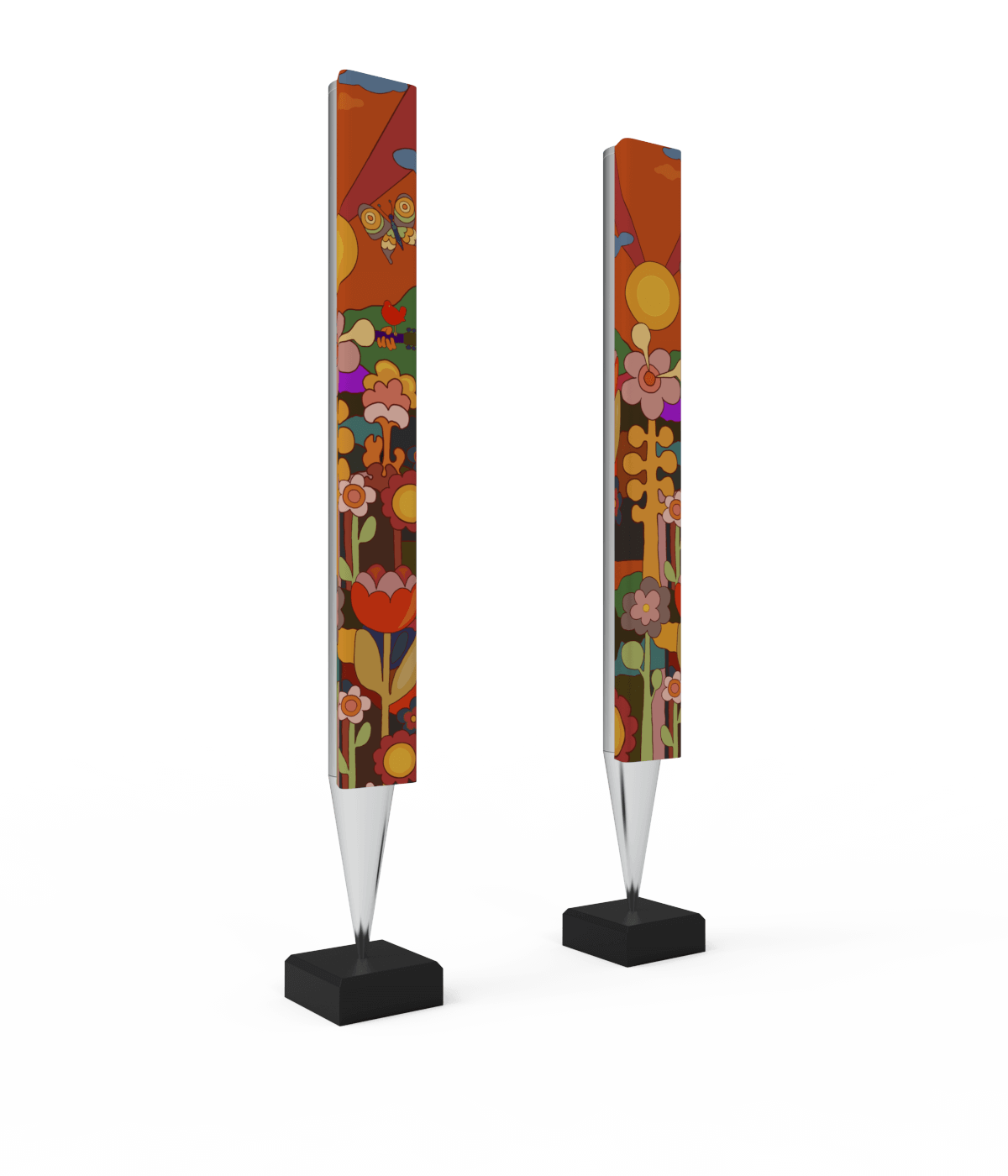 Skiniplay covers Flower Power for Bang & Olufsen Beolab 8000