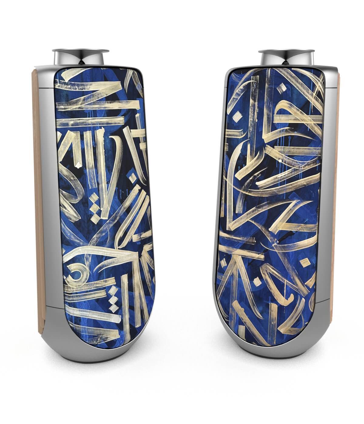 Skiniplay cover Blue And Gold for Bang & Olufsen Beolab 50 speaker 