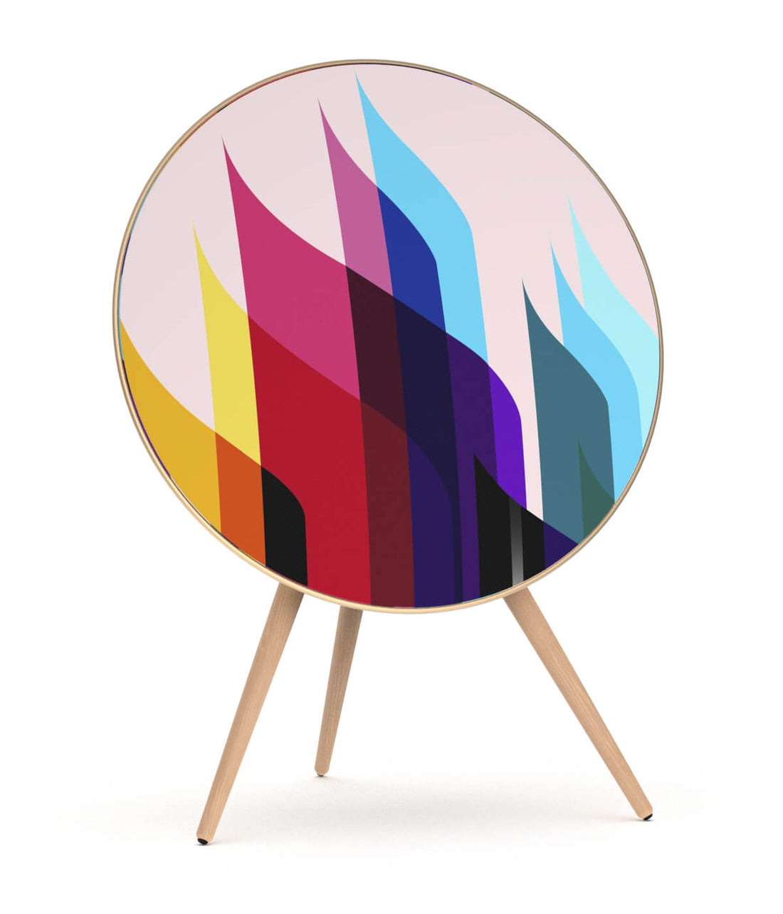 Skiniplay Chromatic Castle cover by Cortegraff for Bang & Olufsen Beoplay and Beosound A9 sound speaker