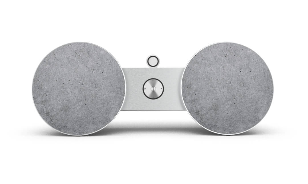 Skiniplay cover Concrete for Bang & Olufsen Beoplay A8 and Beosound 8 speaker