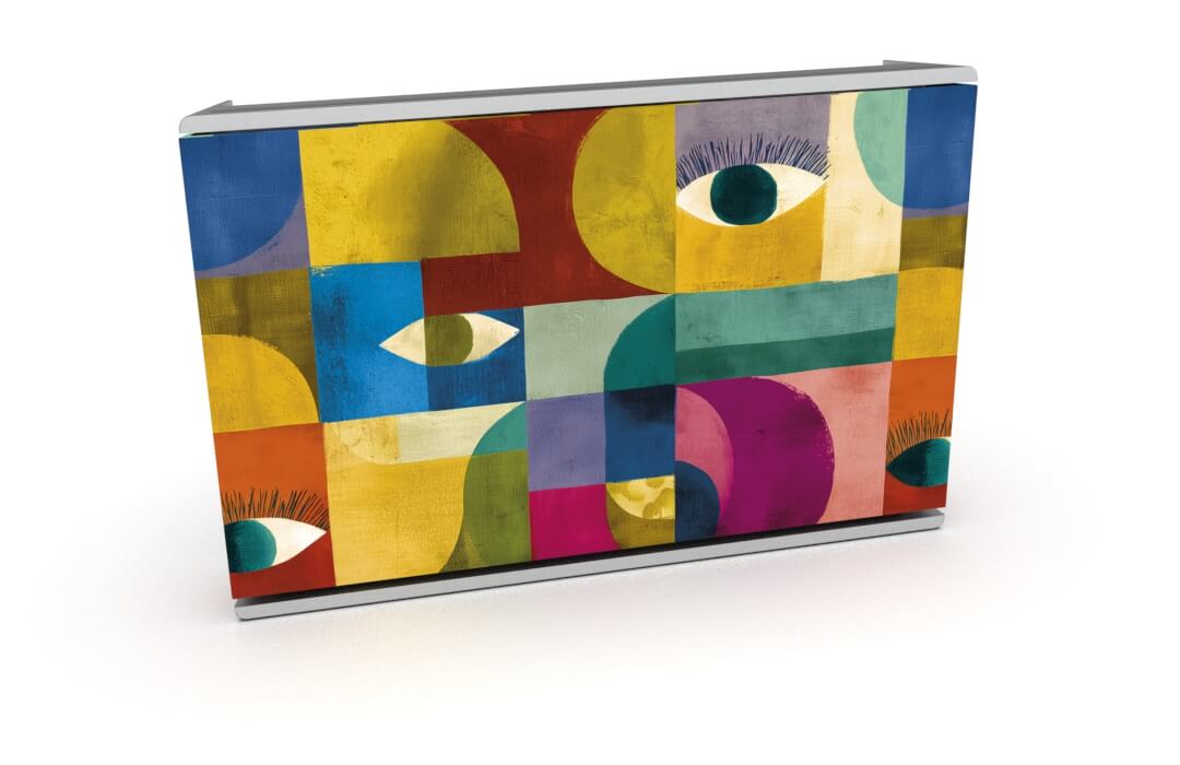 Skiniplay Cubist decorative front cover for Bang & Olufsen Beosound Level sound speaker.