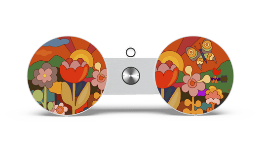 Skiniplay cover Flower Power for Bang & Olufsen Beoplay A8 and Beosound 8 speaker