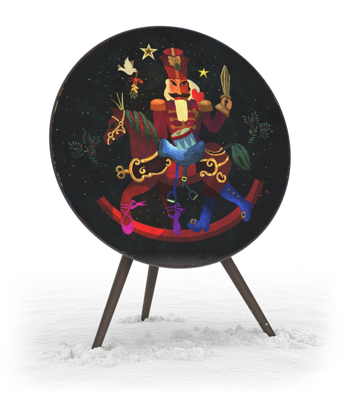 Skiniplay cover Nutcracker for Bang & Olufsen Beosound A9 sound speaker.