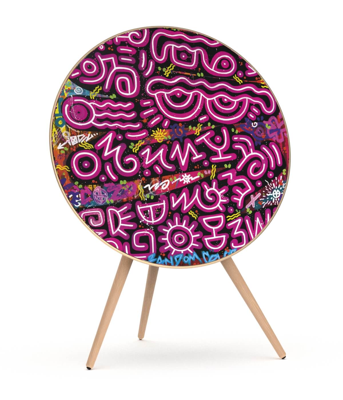 Skiniplay decorative cover artist Random Colors for Bang & Olufsen Beoplay / Beosound A9 sound speaker
