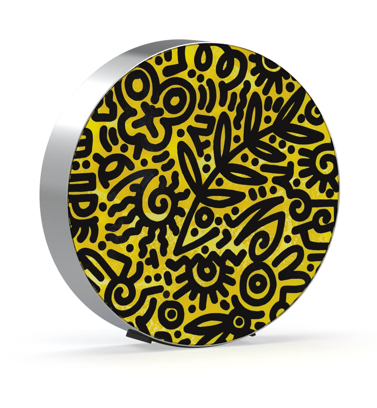 Skiniplay decorative cover Spring After Summer by Woo for Bang & Olufsen Beosound Edge sound speaker.