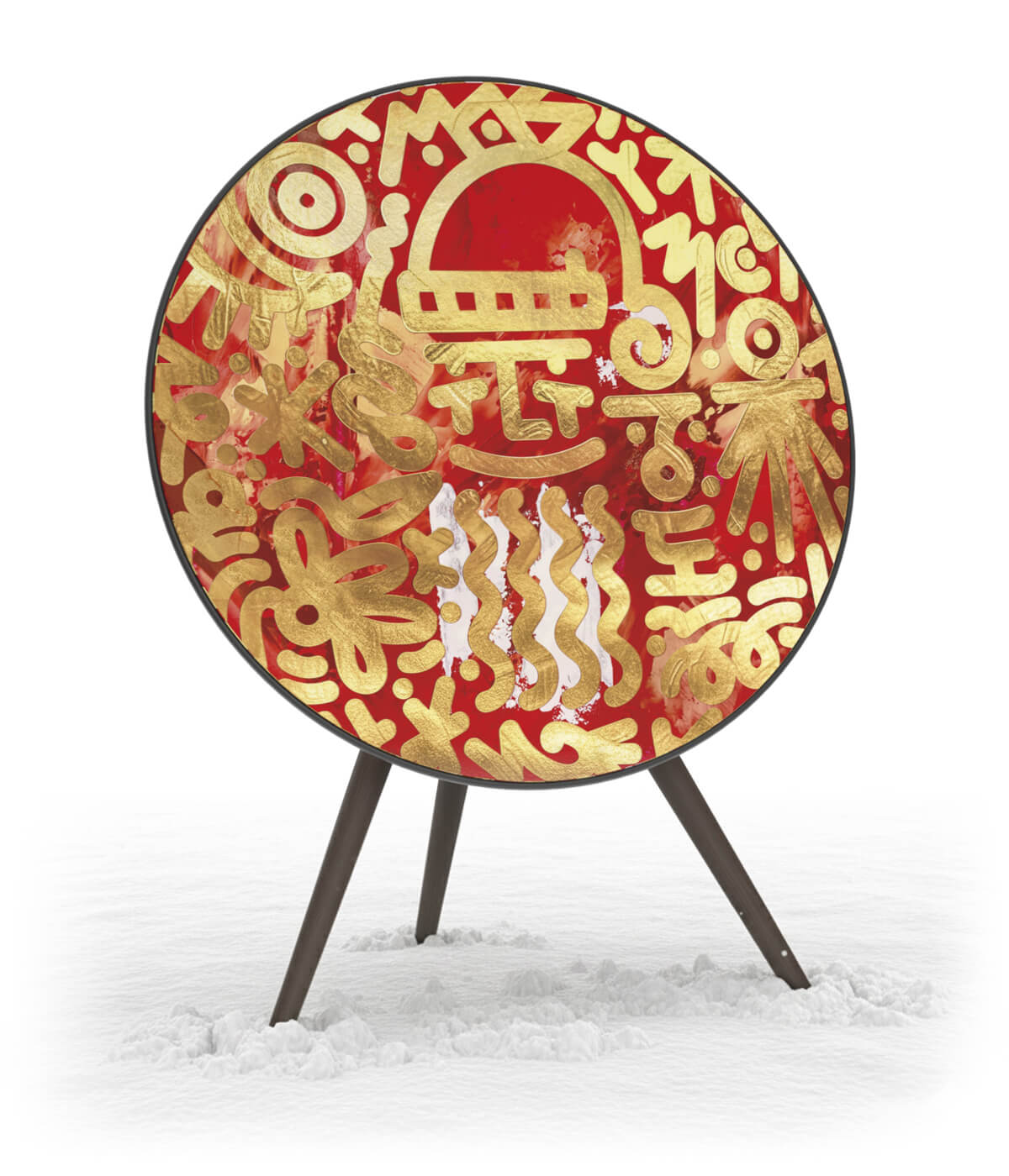Skiniplay cover Santa  for Bang & Olufsen Beosound A9 sound speaker.