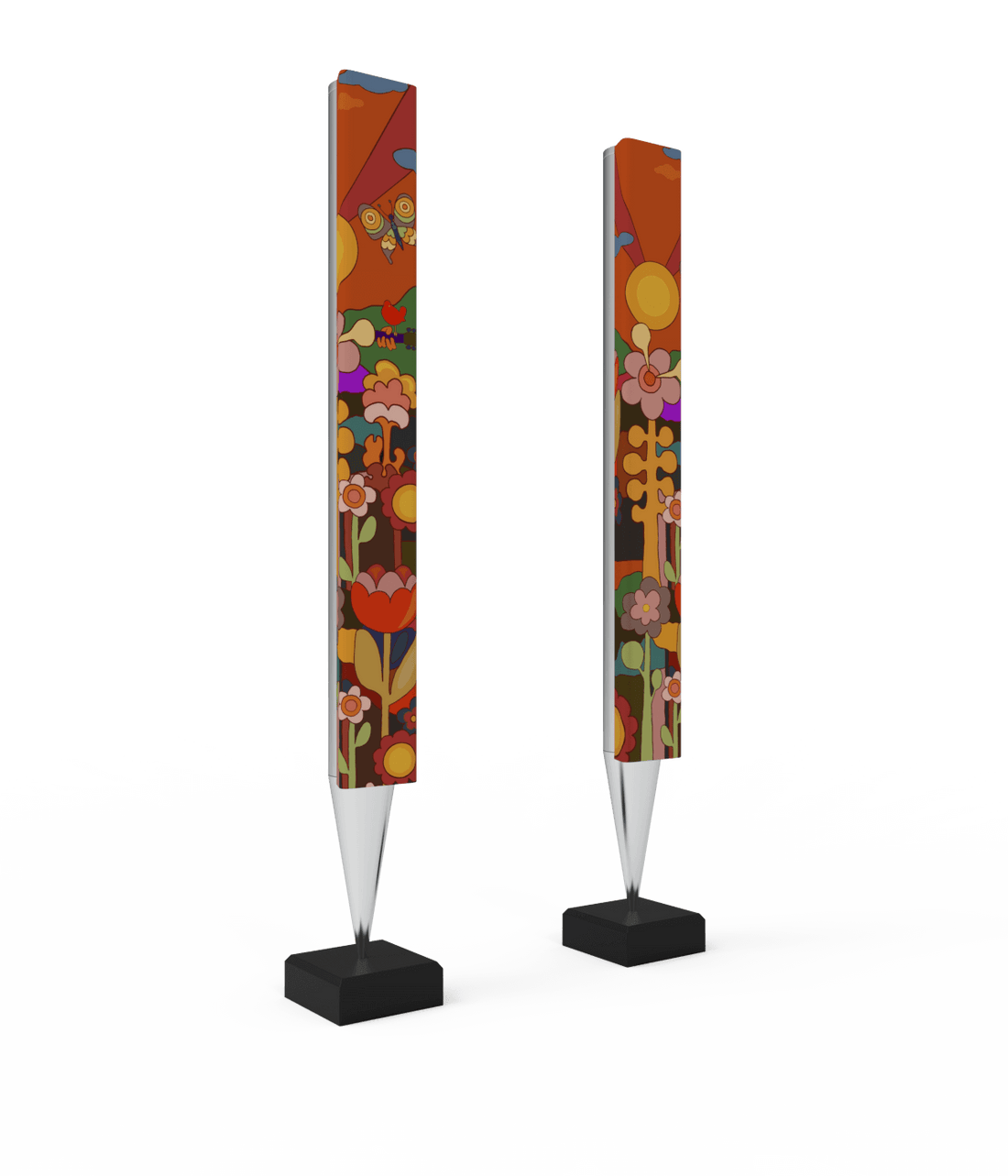 Skiniplay covers Flower Power for Bang & Olufsen Beolab 8000